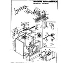 Kenmore 1106407741 machine sub-assembly diagram