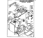 Kenmore 1106407841 machine sub-assembly diagram