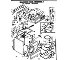 Kenmore 1106407920 machine sub-assembly diagram
