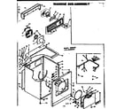 Kenmore 1106408401 machine sub-assembly diagram