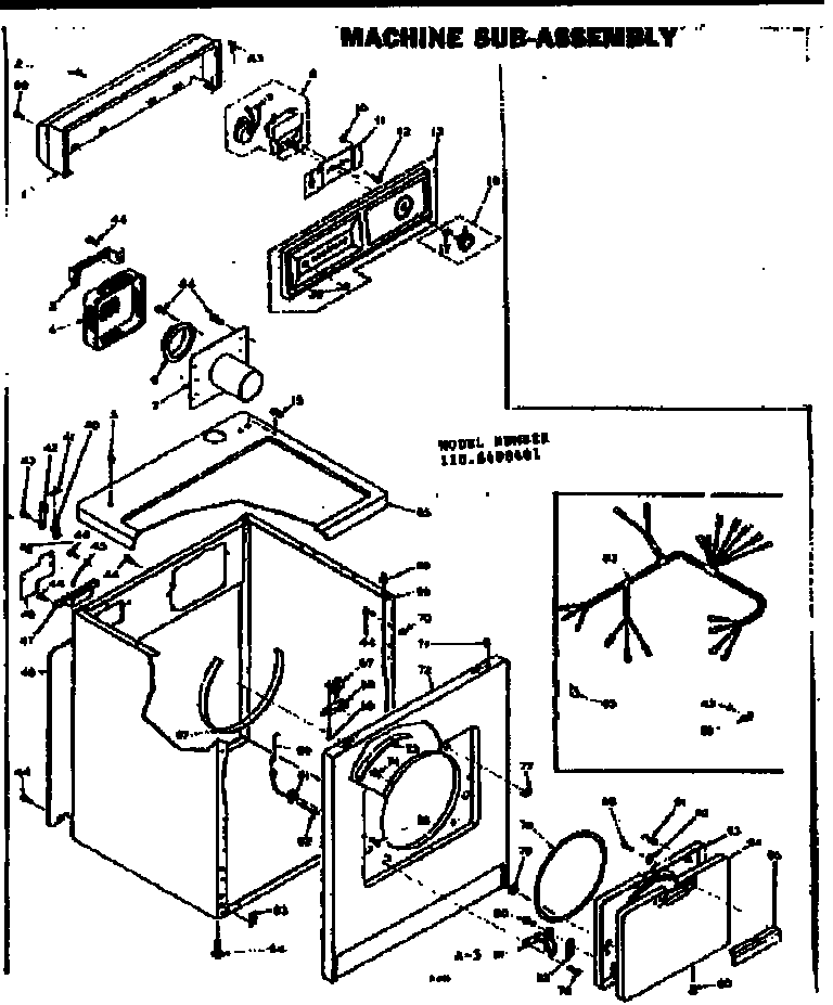 Machine sub-assembly