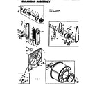 Kenmore 1106408501 bulkhead assembly diagram
