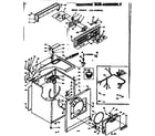 Kenmore 1106408701 machine sub-assembly diagram