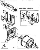 Heater, motor and drum