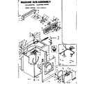Kenmore 1106408740 machine sub-assembly electric dryer diagram