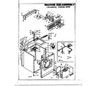 Kenmore 1106408741 machine sub-assembly diagram