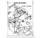 Kenmore 1106408800 machine sub-assembly diagram