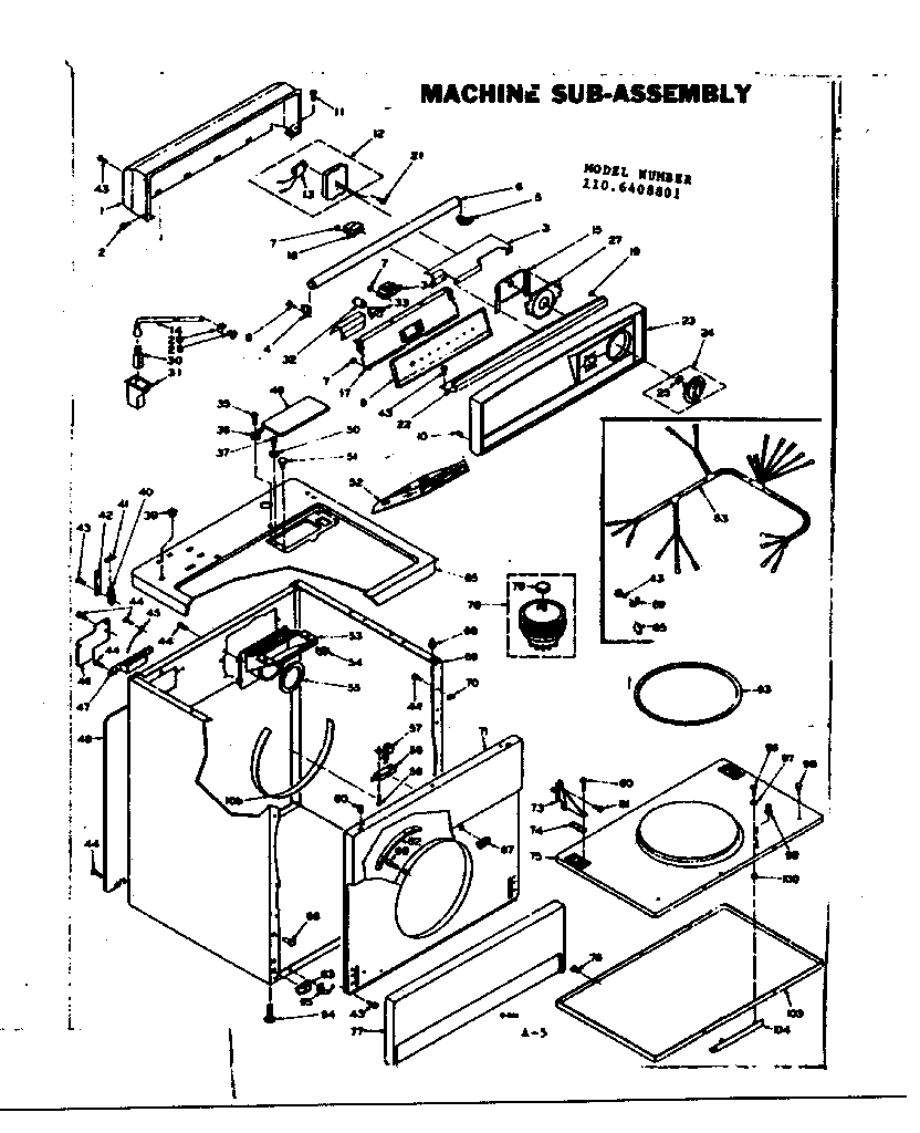 MACHINE SUB-ASSEMBLY