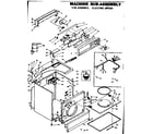 Kenmore 1106408841 machine sub-assembly diagram