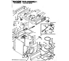 Kenmore 1106408920 machine sub-assembly diagram