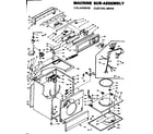 Kenmore 1106408930 machine sub-assembly diagram