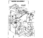 Kenmore 1106408931 machine sub-assembly diagram