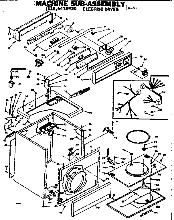 Machine sub-assembly