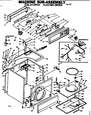 Machine sub-assembly
