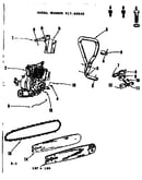 Engine / chain and guide bar