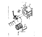 Kenmore 86762681 h-q blower assembly diagram
