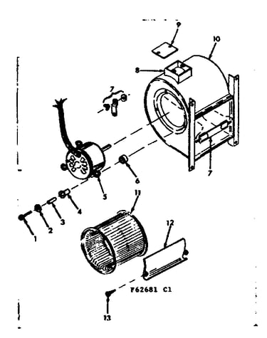 H-q blower assembly