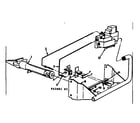 Kenmore 86762681 burner and manifold assembly diagram