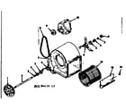 Kenmore 8676639 h-q blower assembly diagram