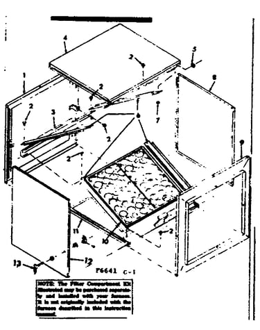 Filter compartment kit