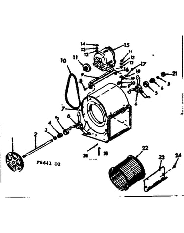 H-q blower assembly