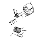 Kenmore 8676678 h-q blower assembly diagram