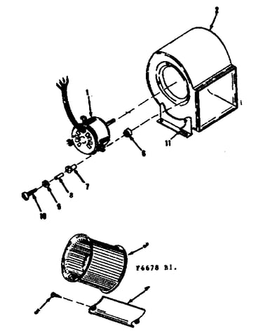H-q blower assembly