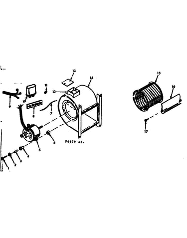 H-q blower assembly