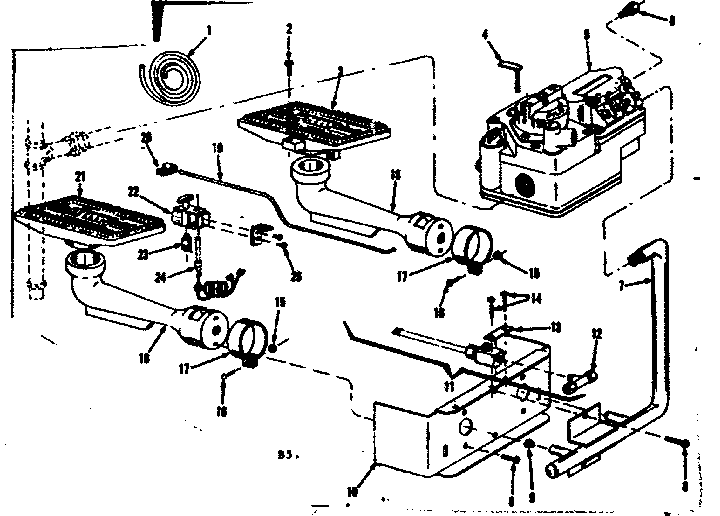 Burner & manifold assembly