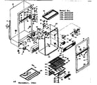 Kenmore 1066652530 cabinet parts diagram