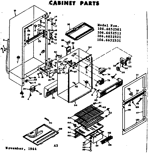 Cabinet parts