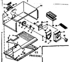 Kenmore 1066652521 freezer parts diagram