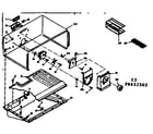 Kenmore 1066652532 freezer parts diagram