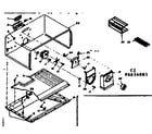Kenmore 1066654021 freezer parts diagram