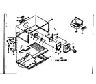 Kenmore 1066654680 freezer section parts diagram
