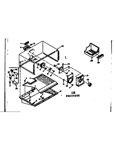 Freezer section parts