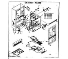 Kenmore 1066655030 cabinet parts diagram