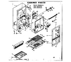 Kenmore 1066655210 cabinet parts diagram