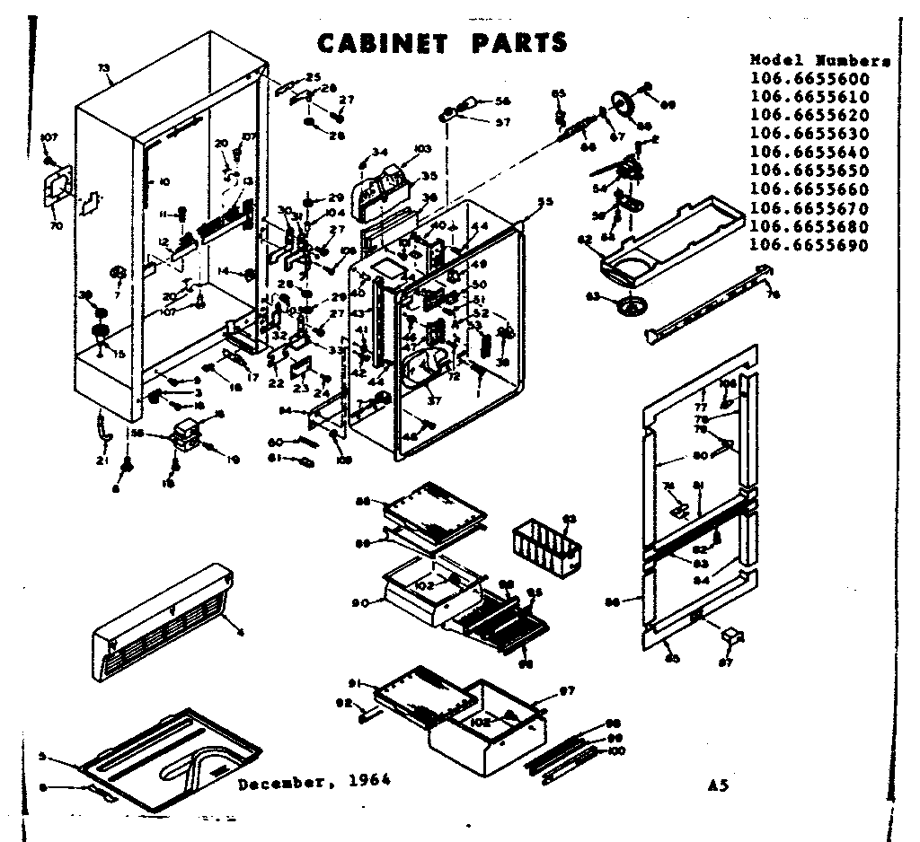 CABINET PARTS