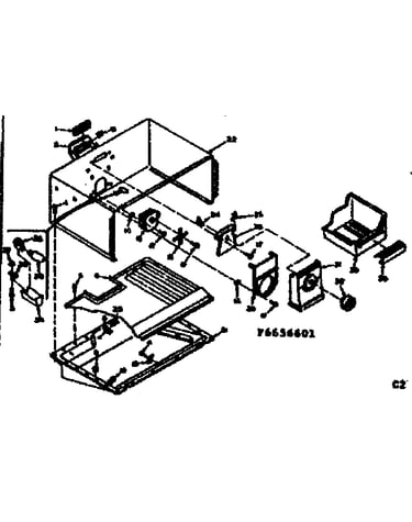 Freezer section parts