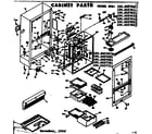 Kenmore 1066657631 cabinet parts diagram