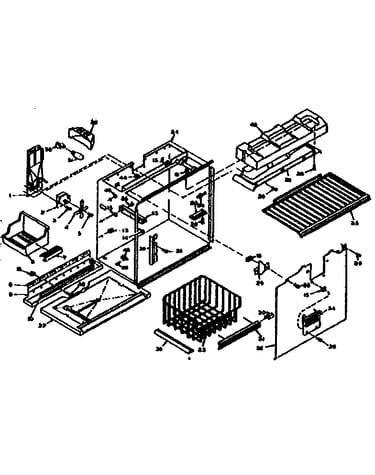 Freezer section parts