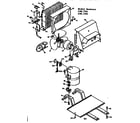 Kenmore 198750 ice cube maker unit parts diagram
