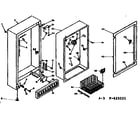 Kenmore 106625121 cabinet parts diagram