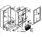 Kenmore 106625220 cabinet parts diagram