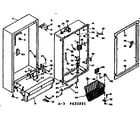 Kenmore 106625221 cabinet parts diagram