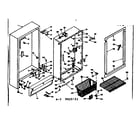 Kenmore 106625421 cabinet parts diagram