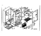 Kenmore 106625440 cabinet parts diagram