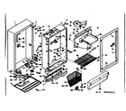 Kenmore 106625441 cabinet parts diagram