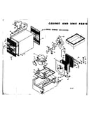 Cabinet and unit parts